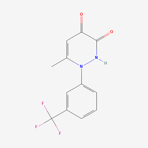 3-methyl-2-[3-(trifluoromethyl)phenyl]-1H-pyridazine-5,6-dione (CAS: 146824-74-0) - Related Chemical Product