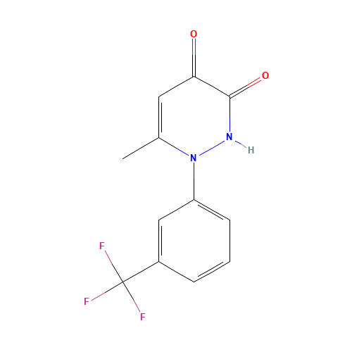 3-methyl-2-[3-(trifluoromethyl)phenyl]-1H-pyridazine-5,6-dione (CAS: 146824-74-0) - Related Chemical Product