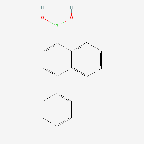 (4-phenylnaphthalen-1-yl)boronic acid (CAS: 372521-91-0) - Chemical Structure and Molecular Formula 