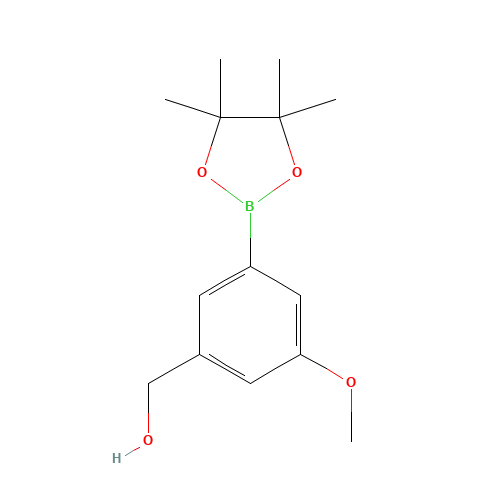[3-methoxy-5-(4,4,5,5-tetramethyl-1,3,2-dioxaborolan-2-yl)phenyl]methanol (CAS: 1392421-83-8) - Related Chemical Product