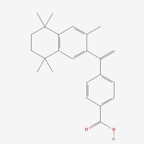 4-[1-(3,5,5,8,8-pentamethyl-6,7-dihydronaphthalen-2-yl)ethenyl]benzoic acid (CAS: 166175-31-1) - Related Chemical Product