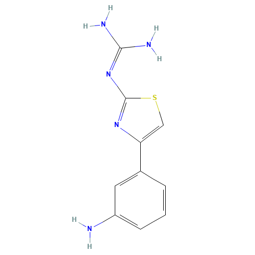 2-[4-(3-aminophenyl)-1,3-thiazol-2-yl]guanidine (CAS: 72801-60-6) - Related Chemical Product