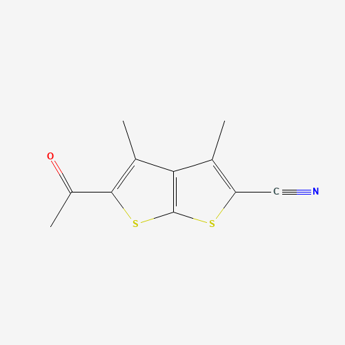 5-acetyl-3,4-dimethylthieno[2,3-b]thiophene-2-carbonitrile (CAS: 845266-23-1) - Related Chemical Product