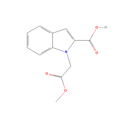 1-(2-methoxy-2-oxoethyl)indole-2-carboxylic acid (CAS: 136382-26-8) - Related Chemical Product