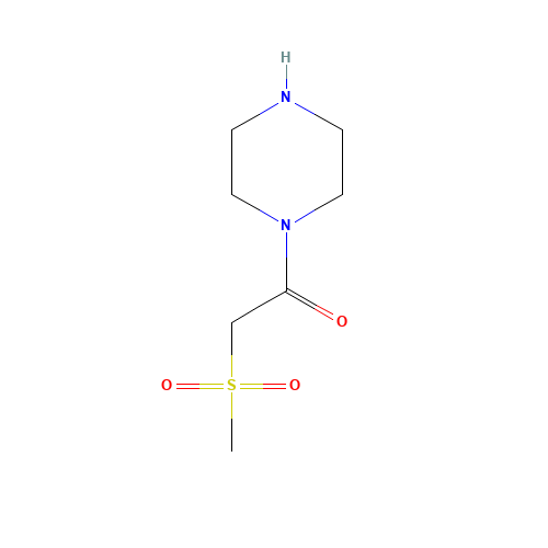2-methylsulfonyl-1-piperazin-1-ylethanone (CAS: 1267780-35-7) - Related Chemical Product