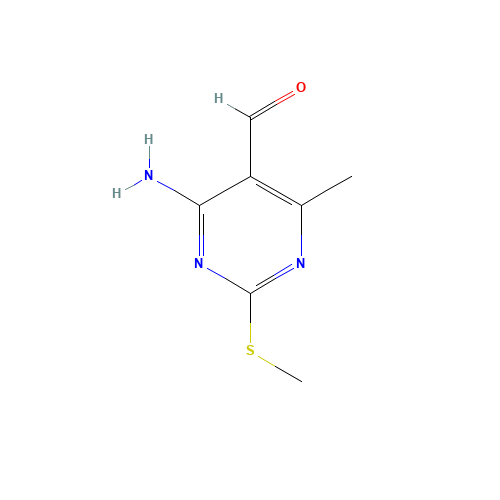 4-amino-6-methyl-2-methylsulfanylpyrimidine-5-carbaldehyde (CAS: 1268522-00-4) - Related Chemical Product