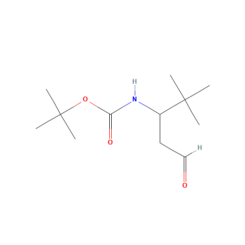 tert-butyl N-(4,4-dimethyl-1-oxopentan-3-yl)carbamate (CAS: 892874-26-9) - Related Chemical Product
