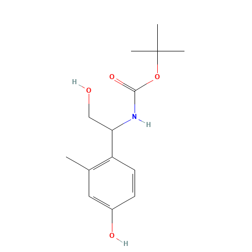 tert-butyl N-[2-hydroxy-1-(4-hydroxy-2-methylphenyl)ethyl]carbamate (CAS: 1147391-58-9) - Related Chemical Product