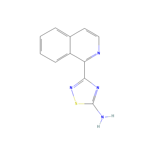 3-isoquinolin-1-yl-1,2,4-thiadiazol-5-amine (CAS: 1179359-64-8) - Related Chemical Product