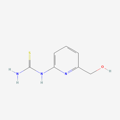 [6-(hydroxymethyl)pyridin-2-yl]thiourea (CAS: 329794-03-8) - Chemical Structure and Molecular Formula 