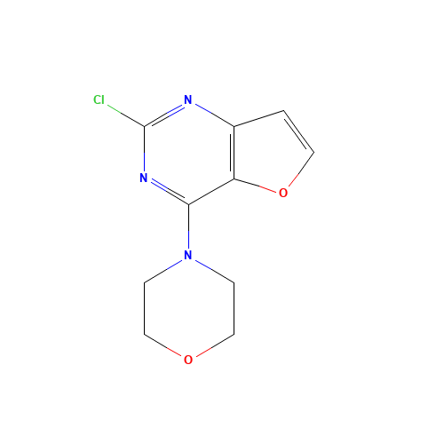 2-chloro-4-morpholin-4-ylfuro[3,2-d]pyrimidine (CAS: 956034-08-5) - Chemical Structure and Molecular Formula 