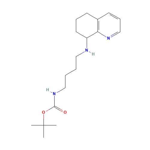 tert-butyl N-[4-(5,6,7,8-tetrahydroquinolin-8-ylamino)butyl]carbamate (CAS: 558446-23-4) - Related Chemical Product