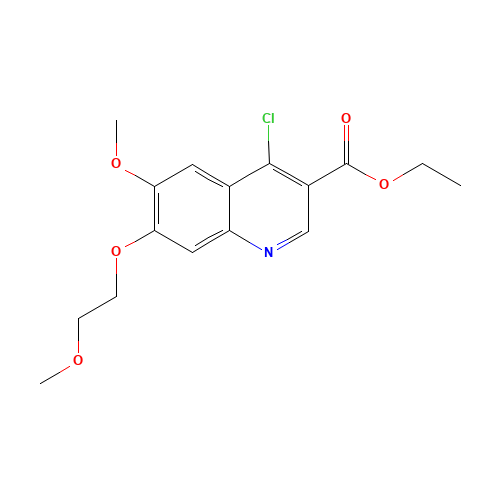 ethyl 4-chloro-6-methoxy-7-(2-methoxyethoxy)quinoline-3-carboxylate (CAS: 1131605-02-1) - Related Chemical Product
