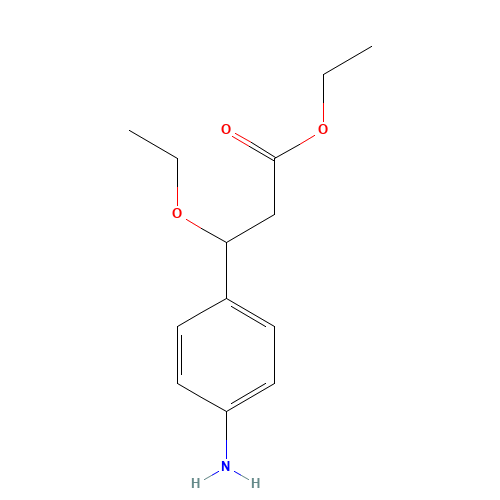 ethyl 3-(4-aminophenyl)-3-ethoxypropanoate (CAS: 1202576-83-7) - Related Chemical Product