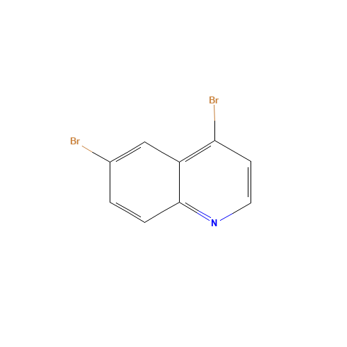 4,6-dibromoquinoline (CAS: 927801-13-6) - Chemical Structure and Molecular Formula 