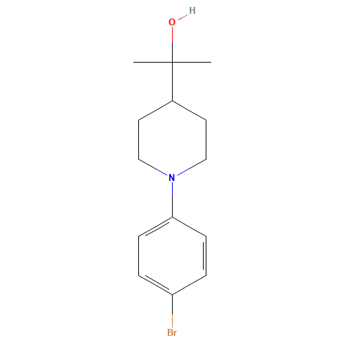 2-[1-(4-bromophenyl)piperidin-4-yl]propan-2-ol (CAS: 1415794-25-0) - Related Chemical Product
