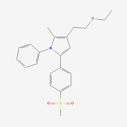 3-(2-ethoxyethyl)-2-methyl-5-(4-methylsulfonylphenyl)-1-phenylpyrrole (CAS: 1005451-58-0) - Related Chemical Product
