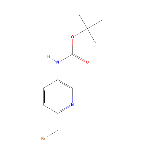 tert-butyl N-[6-(bromomethyl)pyridin-3-yl]carbamate (CAS: 1088711-73-2) - Related Chemical Product