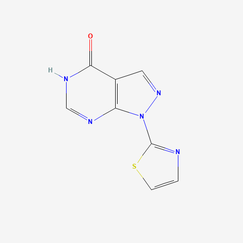 1-(1,3-thiazol-2-yl)-2H-pyrazolo[3,4-d]pyrimidin-4-one (CAS: 650638-03-2) - Related Chemical Product