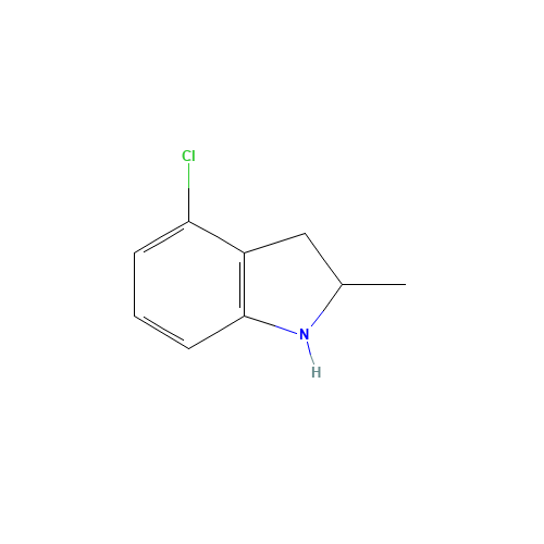 4-chloro-2-methyl-2,3-dihydro-1H-indole (CAS: 72995-19-8) - Related Chemical Product