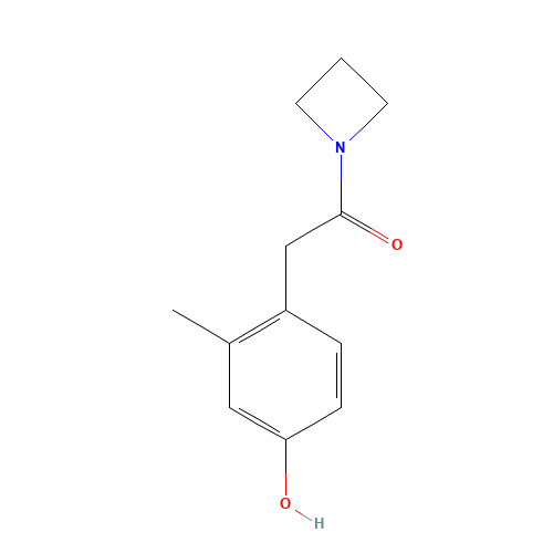 1-(azetidin-1-yl)-2-(4-hydroxy-2-methylphenyl)ethanone (CAS: 1402554-76-0) - Related Chemical Product