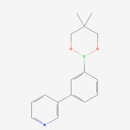 3-[3-(5,5-dimethyl-1,3,2-dioxaborinan-2-yl)phenyl]pyridine (CAS: 375858-04-1) - Related Chemical Product