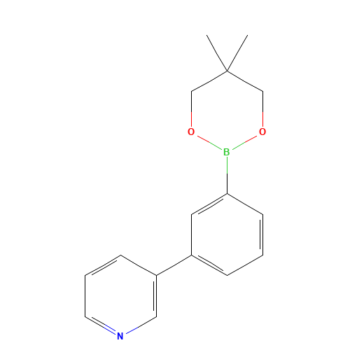 3-[3-(5,5-dimethyl-1,3,2-dioxaborinan-2-yl)phenyl]pyridine (CAS: 375858-04-1) - Related Chemical Product