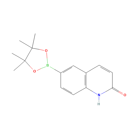 6-(4,4,5,5-tetramethyl-1,3,2-dioxaborolan-2-yl)-1H-quinolin-2-one (CAS: 1207370-28-2) - Related Chemical Product