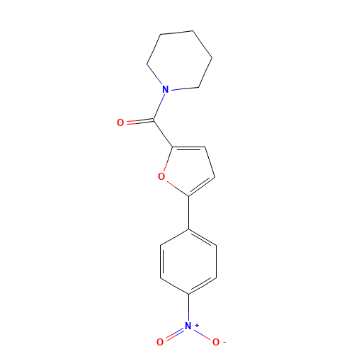 [5-(4-nitrophenyl)furan-2-yl]-piperidin-1-ylmethanone (CAS: 331971-20-1) - Related Chemical Product