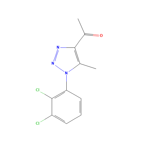 1-[1-(2,3-dichlorophenyl)-5-methyltriazol-4-yl]ethanone (CAS: 519056-56-5) - Related Chemical Product