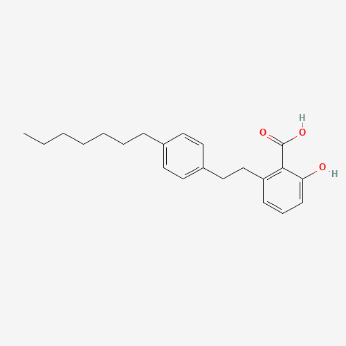2-[2-(4-heptylphenyl)ethyl]-6-hydroxybenzoic acid (CAS: 1243583-85-8) - Related Chemical Product