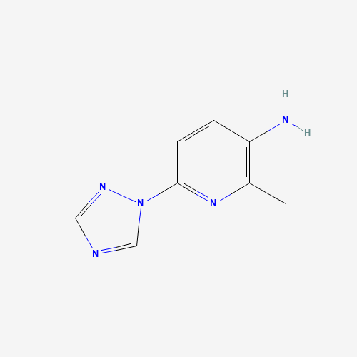 2-methyl-6-(1,2,4-triazol-1-yl)pyridin-3-amine (CAS: 1001067-59-9) - Related Chemical Product