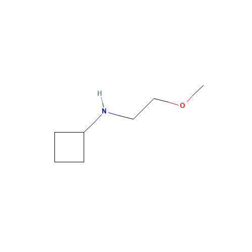 N-(2-methoxyethyl)cyclobutanamine (CAS: 1094072-00-0) - Chemical Structure and Molecular Formula 