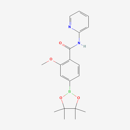 2-methoxy-N-pyridin-2-yl-4-(4,4,5,5-tetramethyl-1,3,2-dioxaborolan-2-yl)benzamide (CAS: 1419221-33-2) - Related Chemical Product