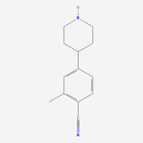 2-methyl-4-piperidin-4-ylbenzonitrile (CAS: 1211528-60-7) - Related Chemical Product