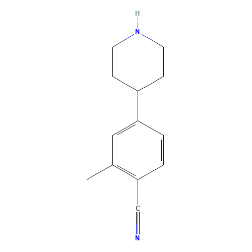 2-methyl-4-piperidin-4-ylbenzonitrile (CAS: 1211528-60-7) - Related Chemical Product
