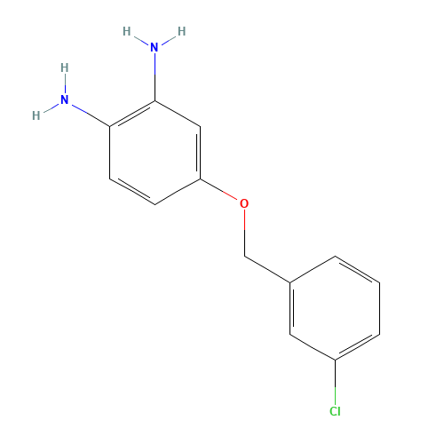 4-[(3-chlorophenyl)methoxy]benzene-1,2-diamine (CAS: 1043424-73-2) - Related Chemical Product