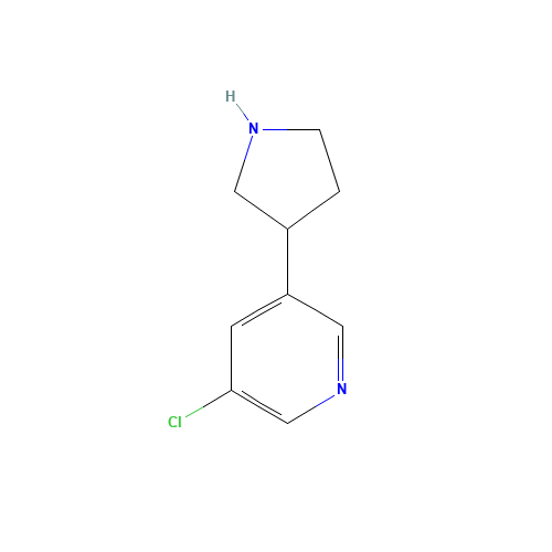 3-chloro-5-pyrrolidin-3-ylpyridine (CAS: 1256834-11-3) - Related Chemical Product