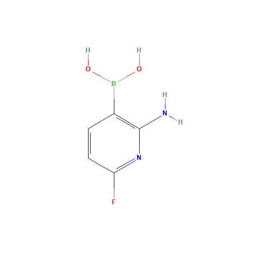 (2-amino-6-fluoropyridin-3-yl)boronic acid (CAS: 1225227-87-1) - Related Chemical Product