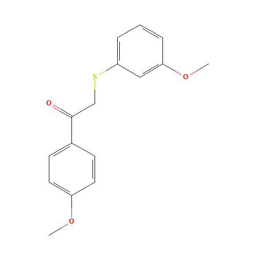 1-(4-methoxyphenyl)-2-(3-methoxyphenyl)sulfanylethanone (CAS: 63675-73-0) - Related Chemical Product