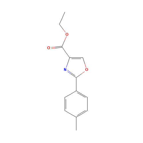 ethyl 2-(4-methylphenyl)-1,3-oxazole-4-carboxylate (CAS: 92029-41-9) - Related Chemical Product