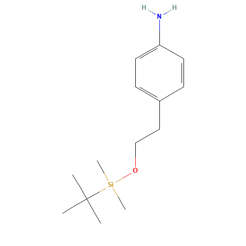 4-[2-[tert-butyl(dimethyl)silyl]oxyethyl]aniline (CAS: 173901-21-8) - Related Chemical Product