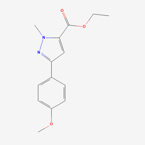 ethyl 5-(4-methoxyphenyl)-2-methylpyrazole-3-carboxylate (CAS: 618070-51-2) - Related Chemical Product