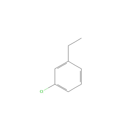 1-chloro-3-ethylbenzene (CAS: 620-16-6) - Chemical Structure and Molecular Formula 