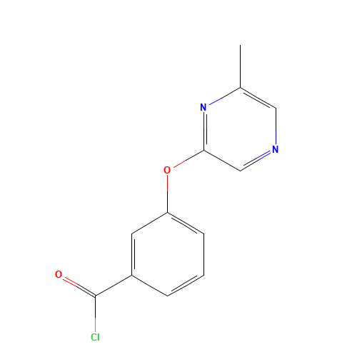 3-(6-methylpyrazin-2-yl)oxybenzoyl chloride (CAS: 921938-93-4) - Related Chemical Product