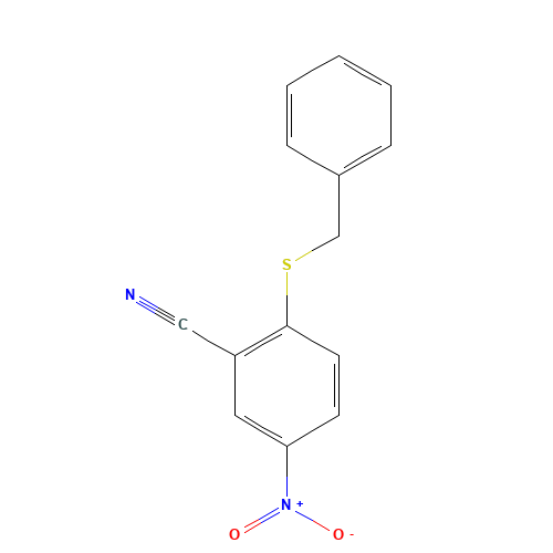 2-benzylsulfanyl-5-nitrobenzonitrile (CAS: 175135-67-8) - Related Chemical Product
