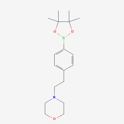 4-[2-[4-(4,4,5,5-tetramethyl-1,3,2-dioxaborolan-2-yl)phenyl]ethyl]morpholine (CAS: 364794-81-0) - Related Chemical Product