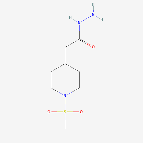 2-(1-methylsulfonylpiperidin-4-yl)acetohydrazide (CAS: 1393608-31-5) - Related Chemical Product