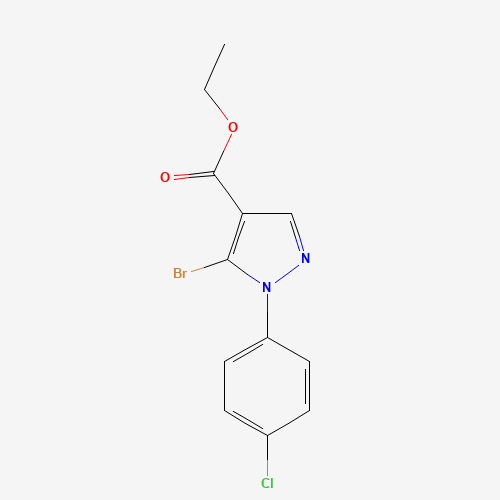 ethyl 5-bromo-1-(4-chlorophenyl)pyrazole-4-carboxylate (CAS: 110821-40-4) - Related Chemical Product
