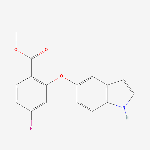 methyl 4-fluoro-2-(1H-indol-5-yloxy)benzoate (CAS: 1257044-62-4) - Related Chemical Product